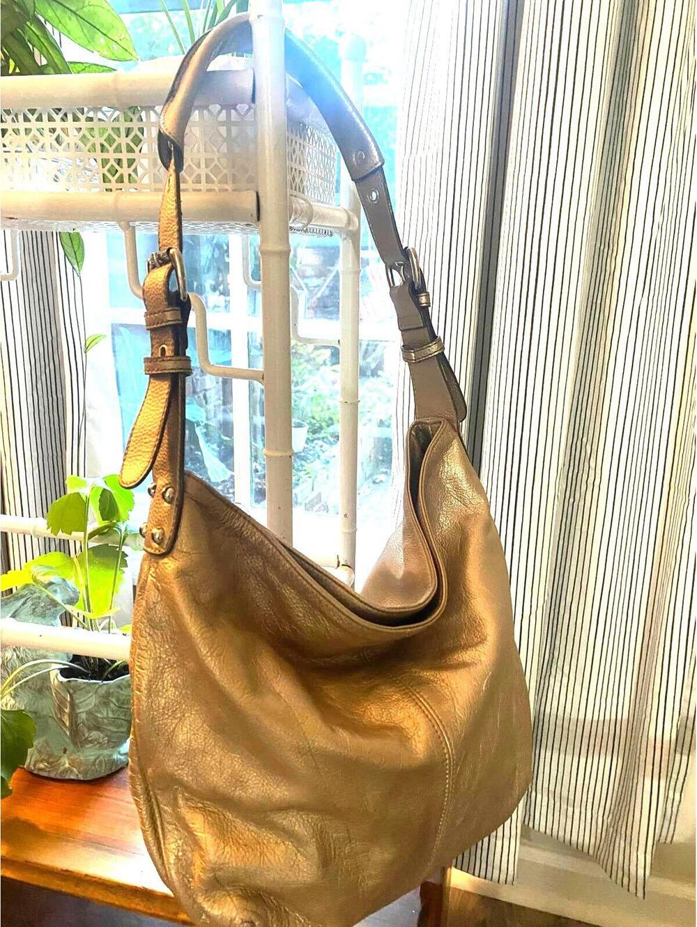 Beautiful Tiganello Hobo / Gold & Silver / Fantastic!